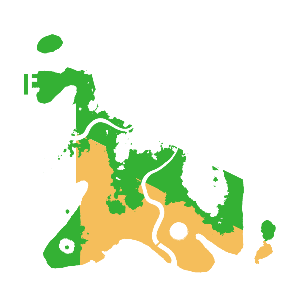 Biome Rust Map: Procedural Map, Size: 3000, Seed: 24600