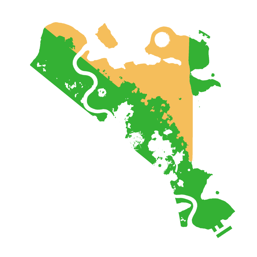 Biome Rust Map: Procedural Map, Size: 3000, Seed: 290000