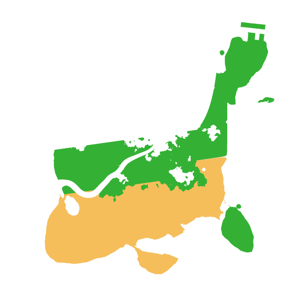 Biome Rust Map: Procedural Map, Size: 2500, Seed: 78746