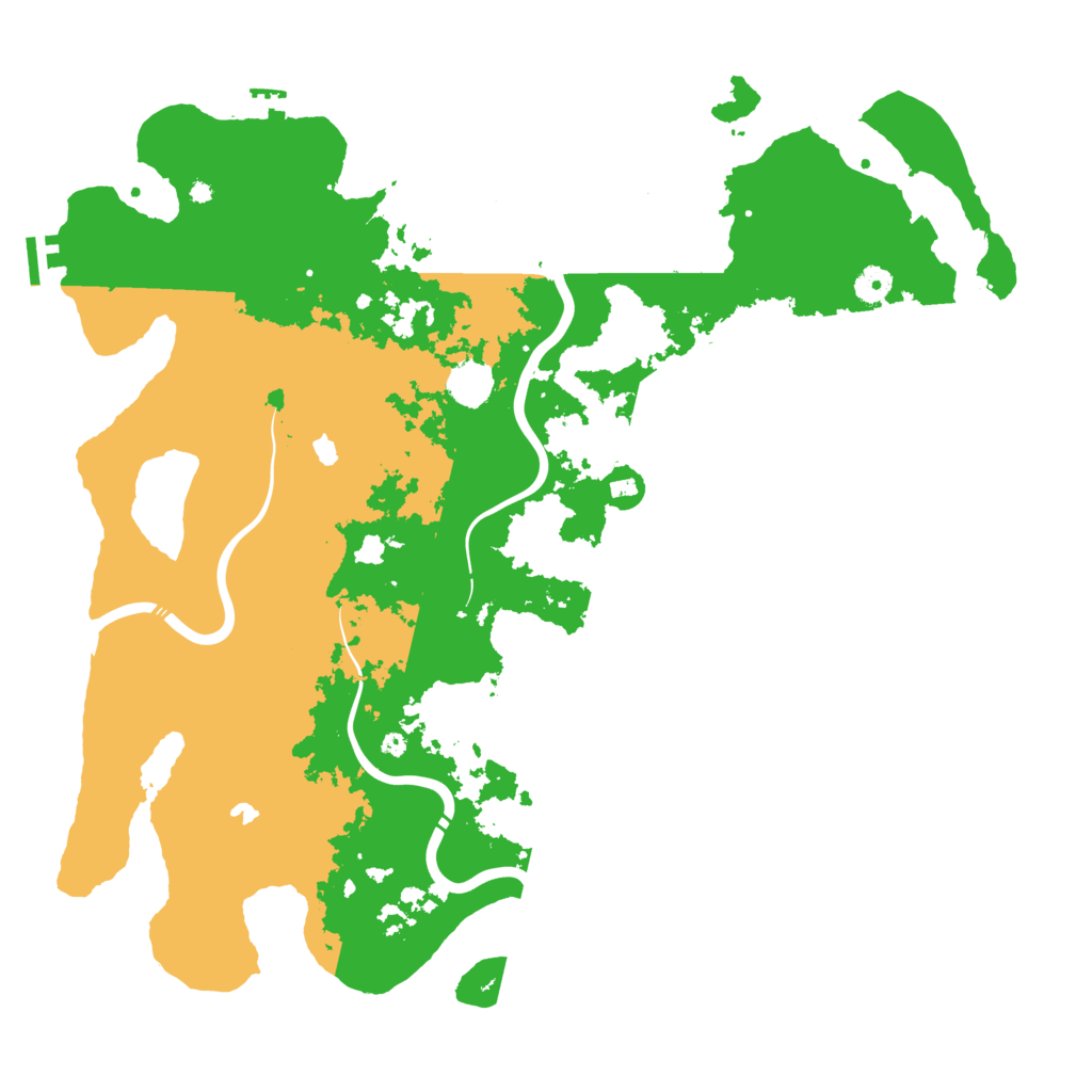 Biome Rust Map: Procedural Map, Size: 4500, Seed: 505647