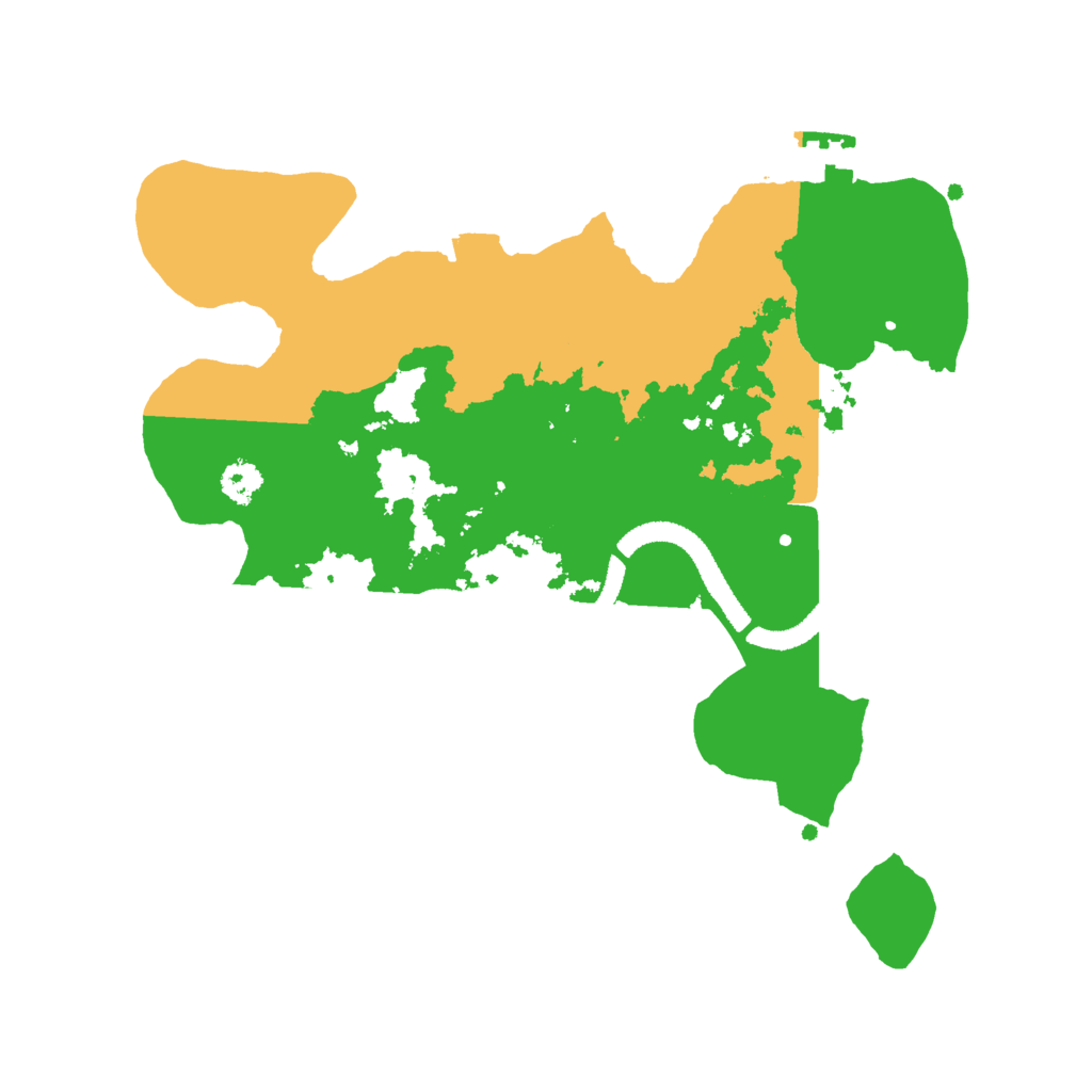 Biome Rust Map: Procedural Map, Size: 2700, Seed: 1763035311