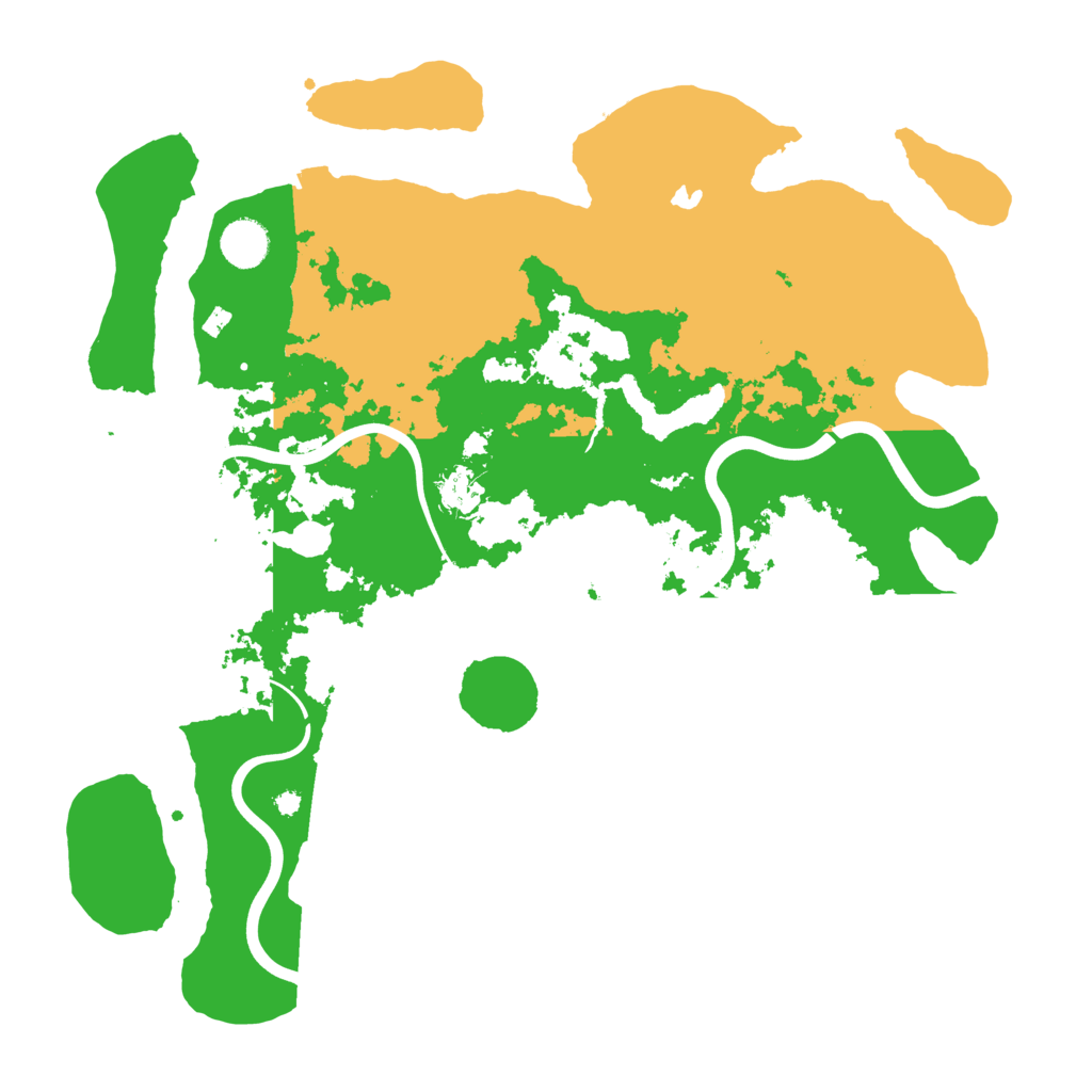 Biome Rust Map: Procedural Map, Size: 4000, Seed: 76299568