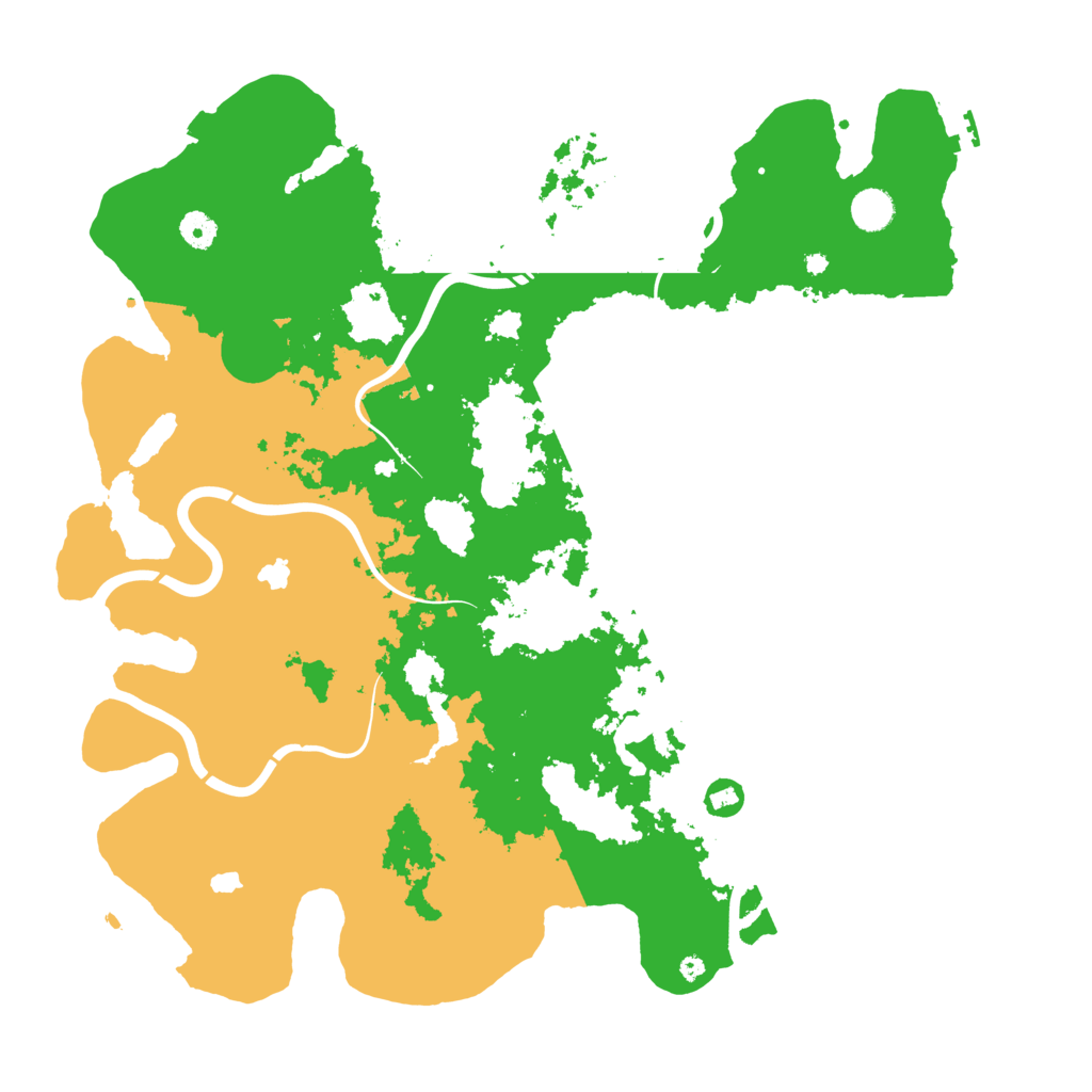 Biome Rust Map: Procedural Map, Size: 4500, Seed: 419029480