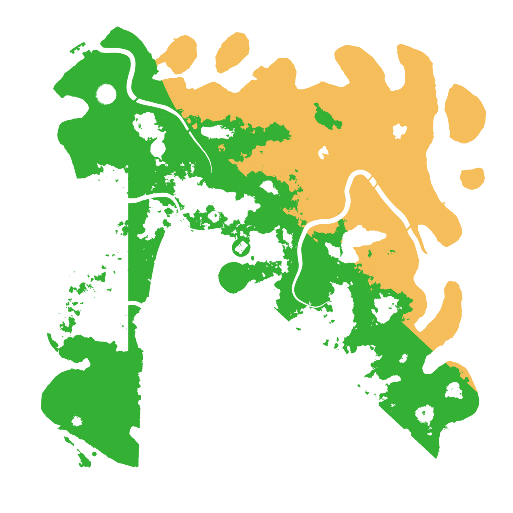 Biome Rust Map: Procedural Map, Size: 4500, Seed: 35528561