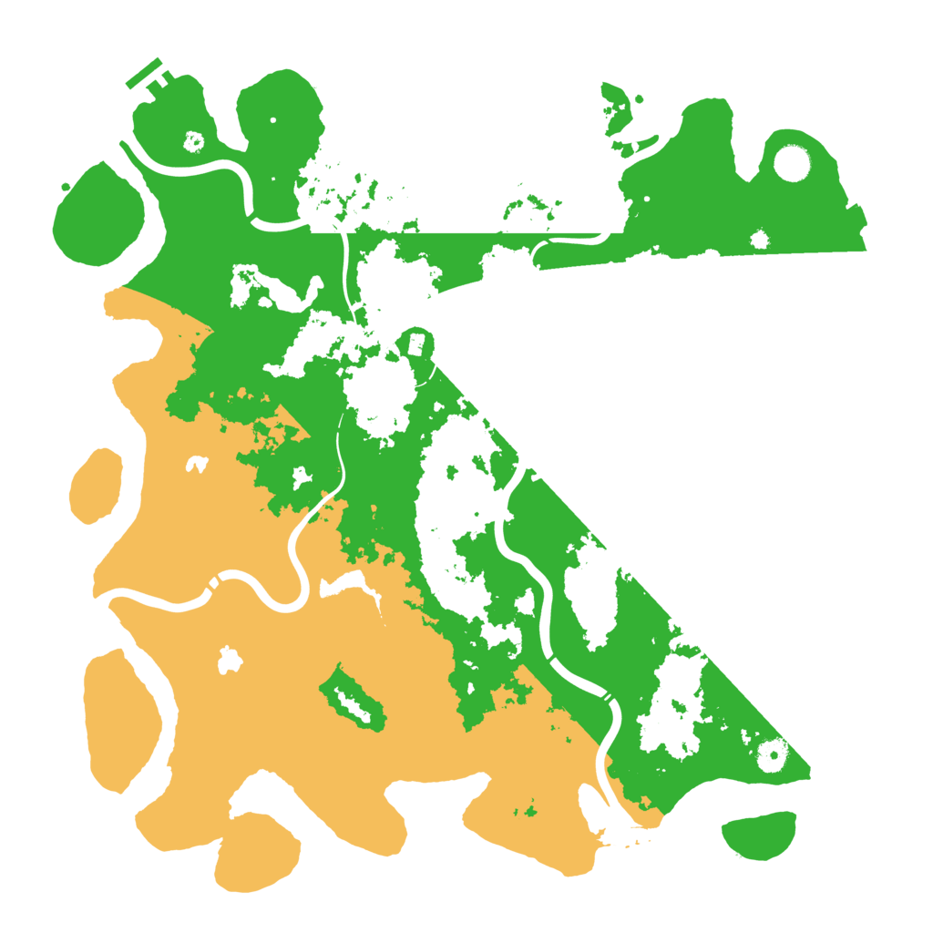 Biome Rust Map: Procedural Map, Size: 4500, Seed: 584494612