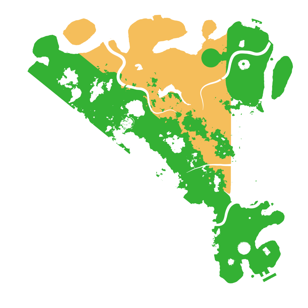 Biome Rust Map: Procedural Map, Size: 4300, Seed: 301300240