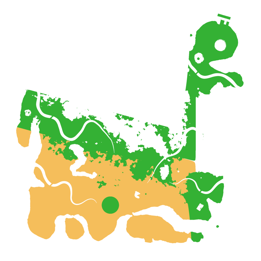 Biome Rust Map: Procedural Map, Size: 4000, Seed: 1675578594