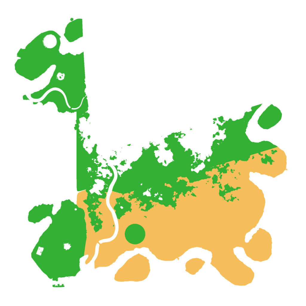 Biome Rust Map: Procedural Map, Size: 3950, Seed: 853422295