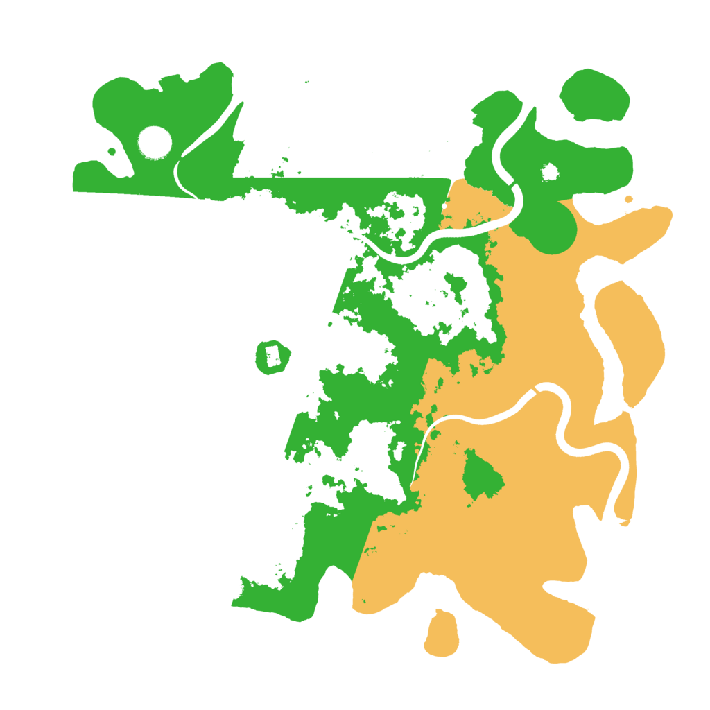 Biome Rust Map: Procedural Map, Size: 3750, Seed: 1882774722