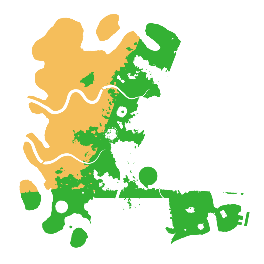Biome Rust Map: Procedural Map, Size: 3750, Seed: 1092200567