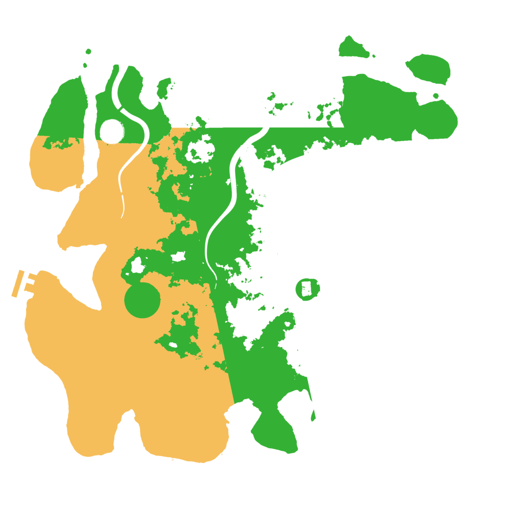 Biome Rust Map: Procedural Map, Size: 3750, Seed: 663838329