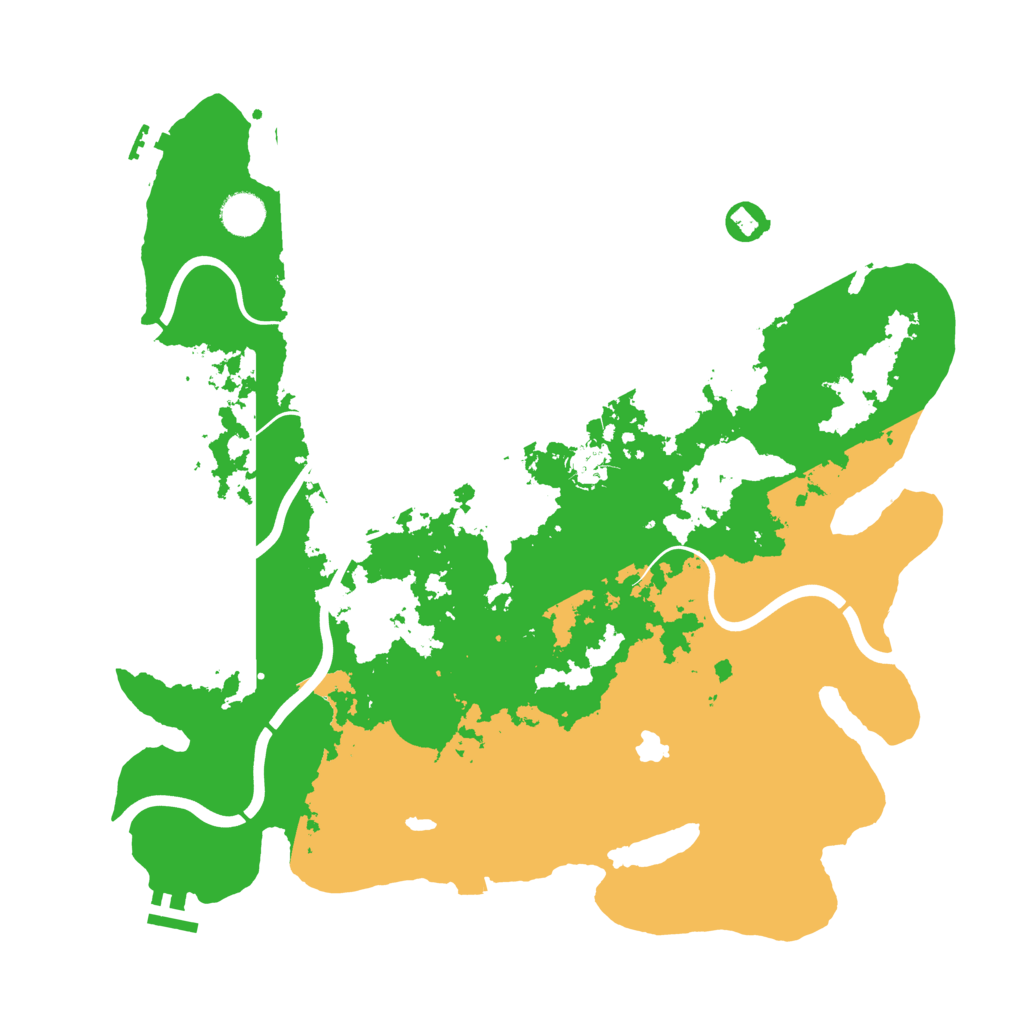 Biome Rust Map: Procedural Map, Size: 4096, Seed: 1703594525