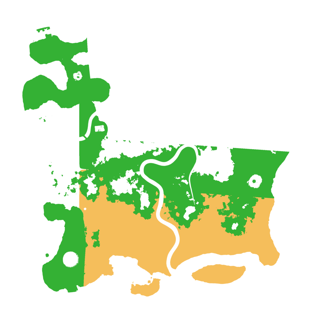 Biome Rust Map: Procedural Map, Size: 3600, Seed: 1326210074