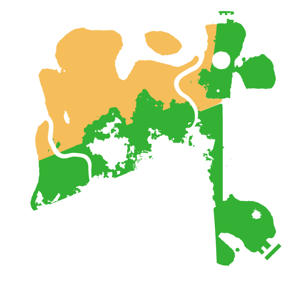 Biome Rust Map: Procedural Map, Size: 3000, Seed: 1609299769