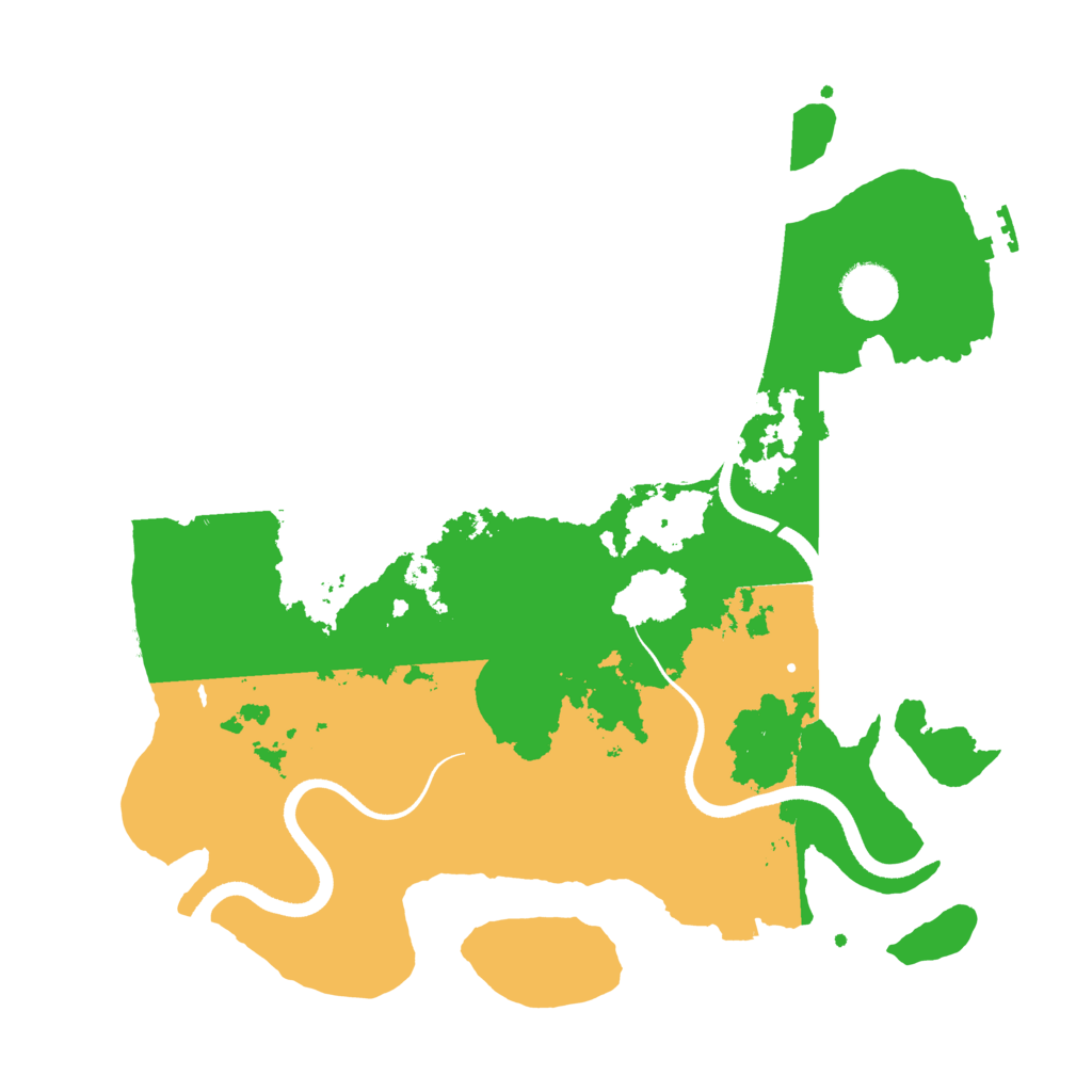 Biome Rust Map: Procedural Map, Size: 3500, Seed: 454020