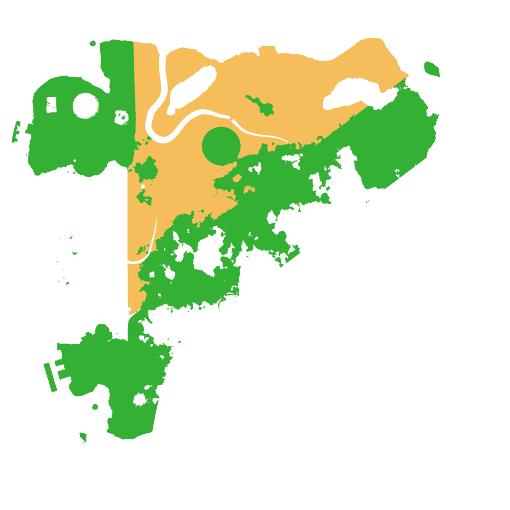 Biome Rust Map: Procedural Map, Size: 3500, Seed: 512489787