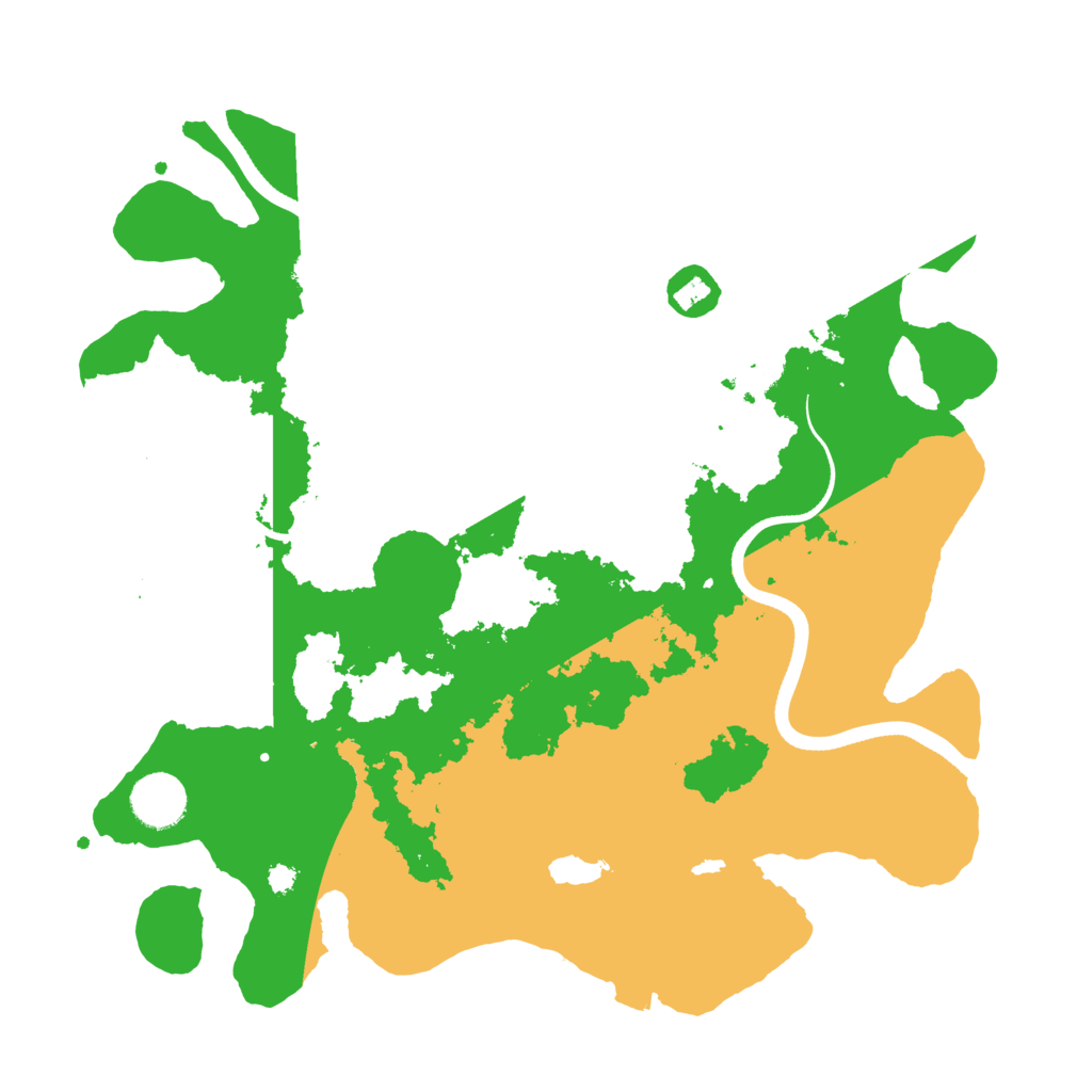 Biome Rust Map: Procedural Map, Size: 3500, Seed: 137125338