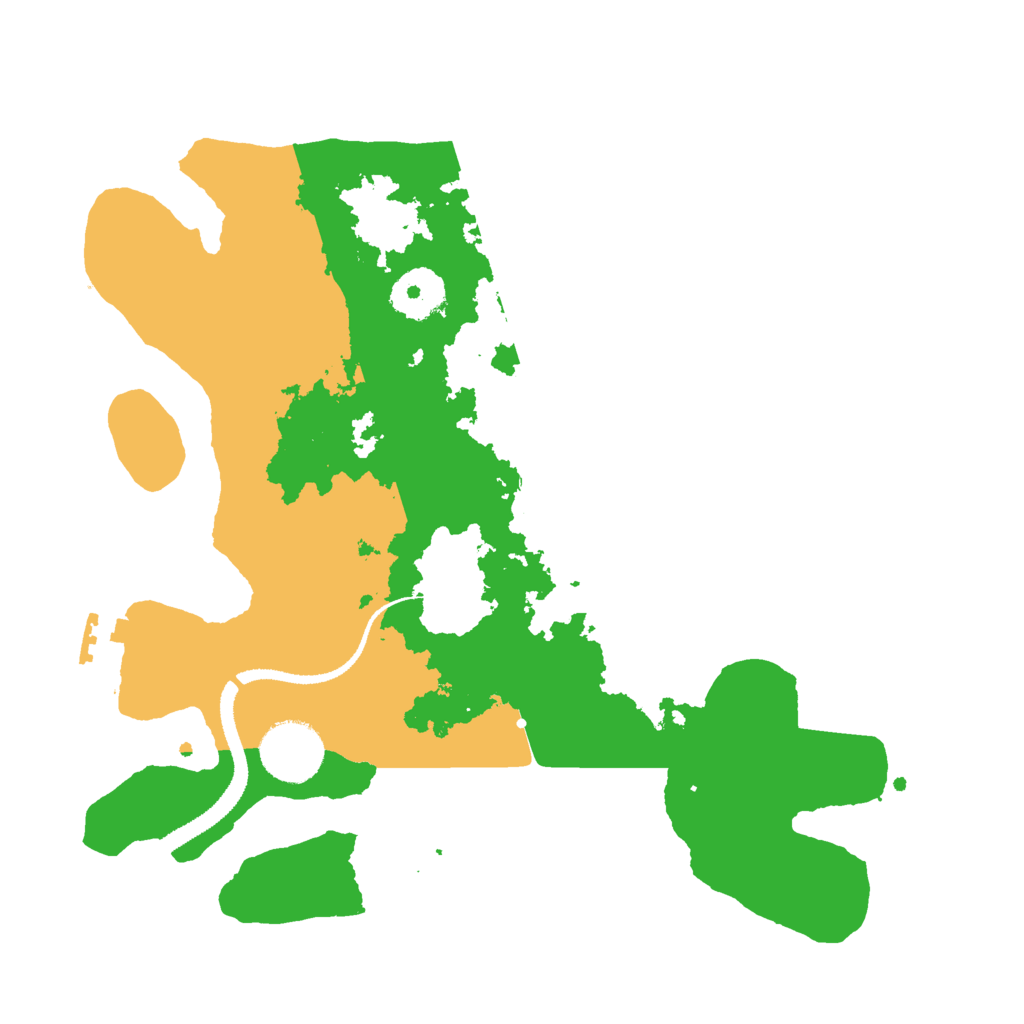 Biome Rust Map: Procedural Map, Size: 3000, Seed: 6729246