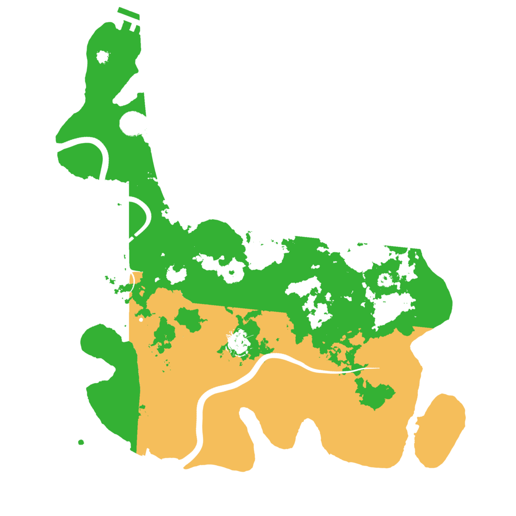 Biome Rust Map: Procedural Map, Size: 3700, Seed: 852131110