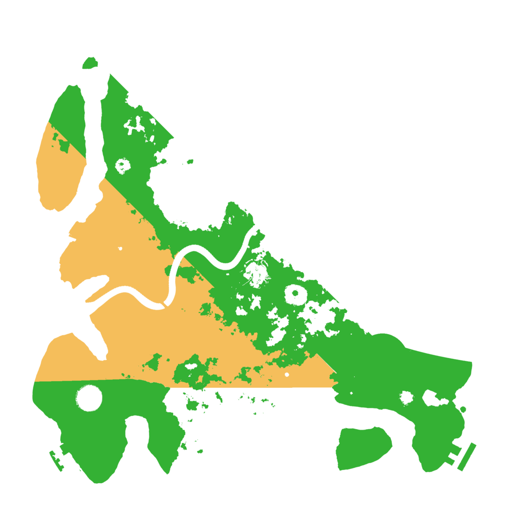 Biome Rust Map: Procedural Map, Size: 3500, Seed: 1852585516