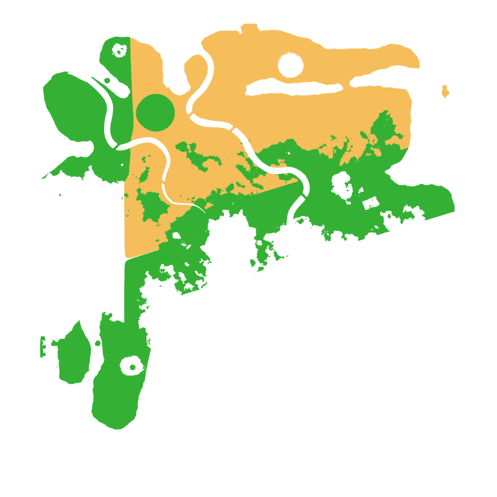 Biome Rust Map: Procedural Map, Size: 3500, Seed: 778488142