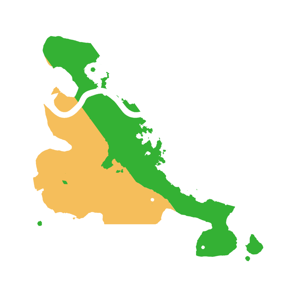 Biome Rust Map: Procedural Map, Size: 2500, Seed: 557162766