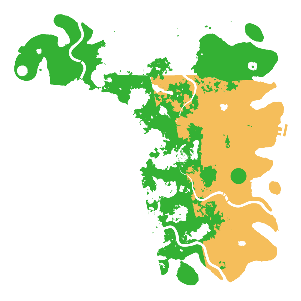 Biome Rust Map: Procedural Map, Size: 5000, Seed: 648492203