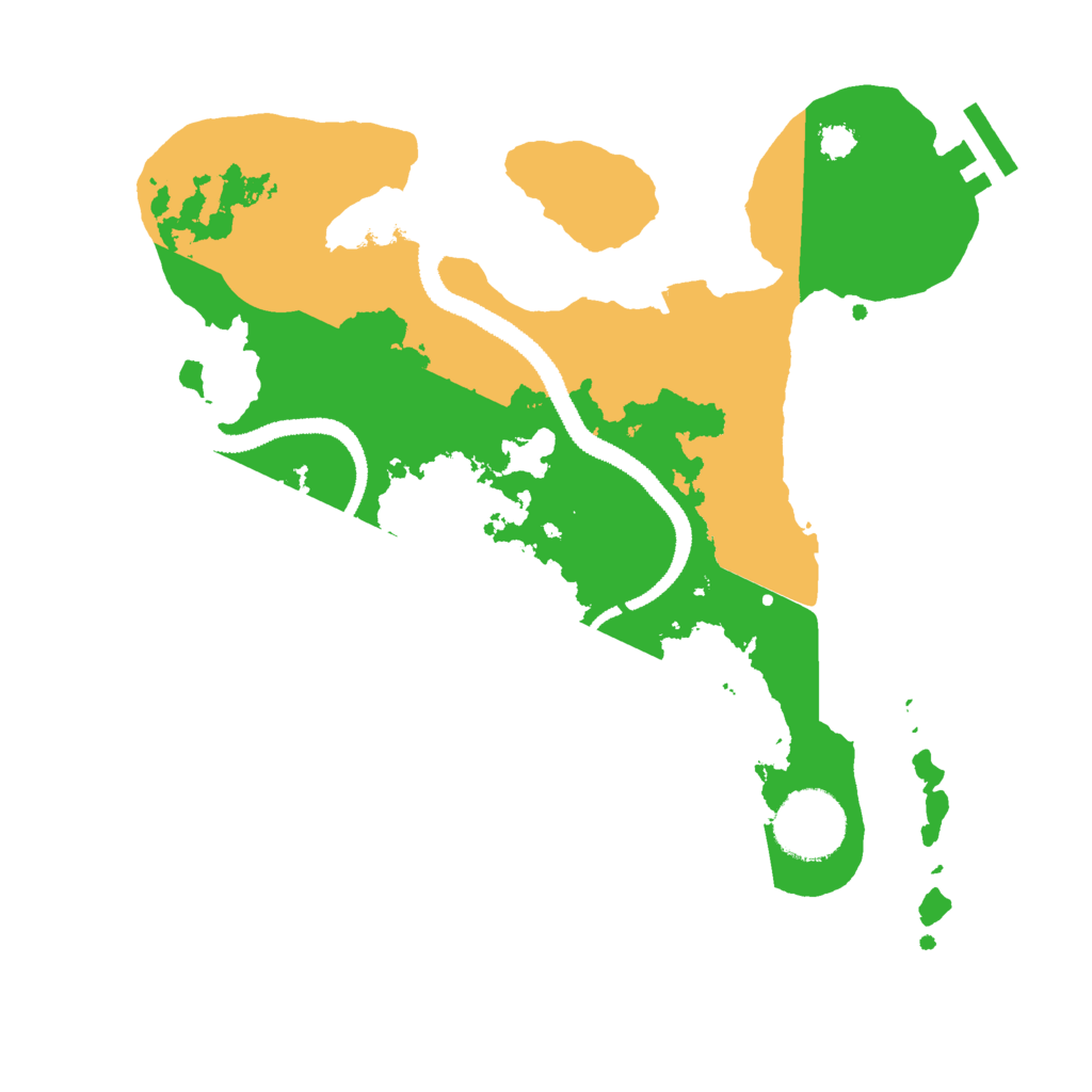 Biome Rust Map: Procedural Map, Size: 2800, Seed: 421724960