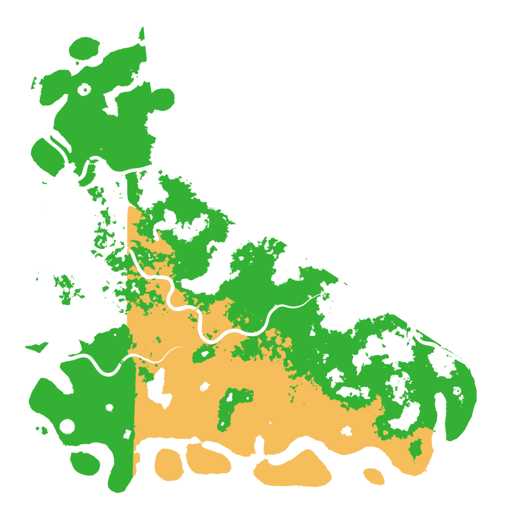 Biome Rust Map: Procedural Map, Size: 6000, Seed: 33666787