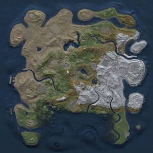 Thumbnail Rust Map: Procedural Map, Size: 4250, Seed: 507902623, 16 Monuments