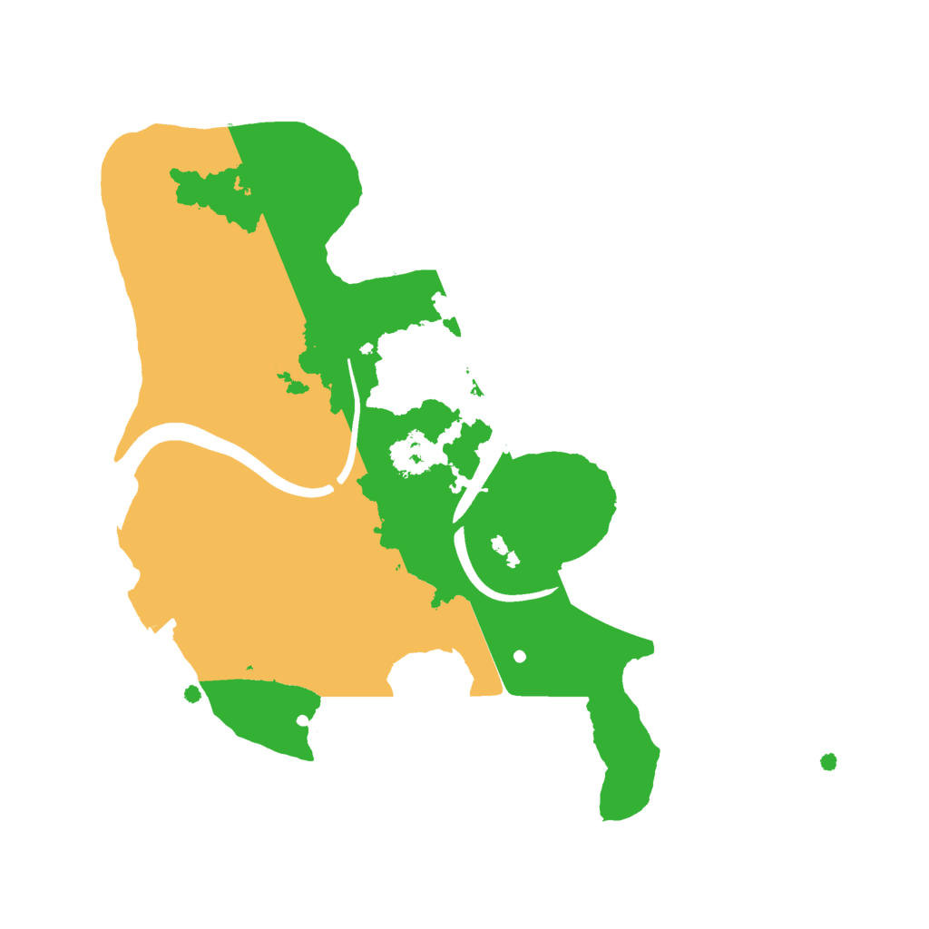 Biome Rust Map: Procedural Map, Size: 2200, Seed: 424384468