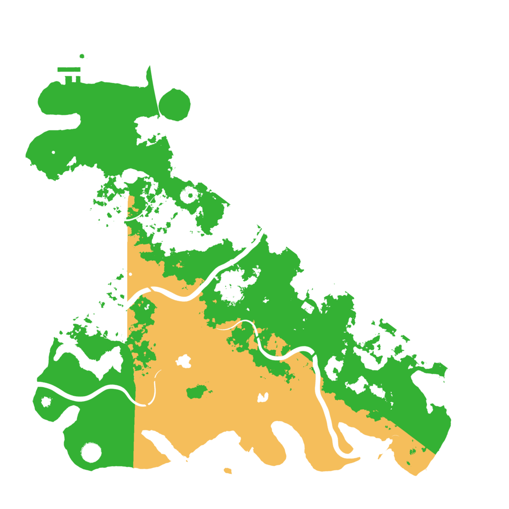 Biome Rust Map: Procedural Map, Size: 4500, Seed: 91736