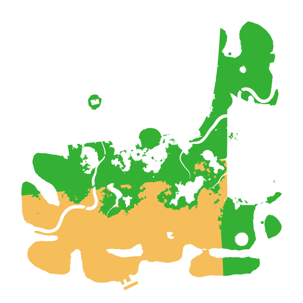 Biome Rust Map: Procedural Map, Size: 4000, Seed: 848976292