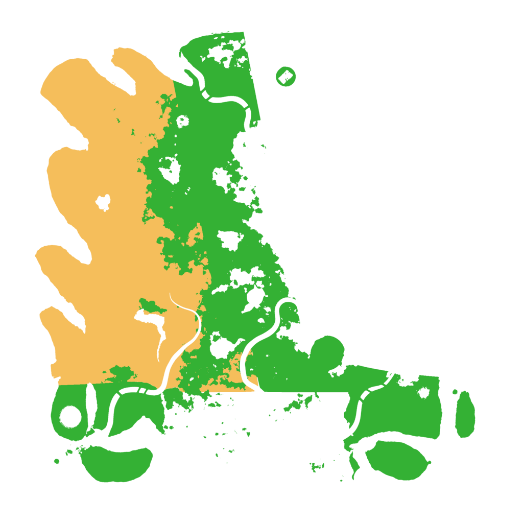 Biome Rust Map: Procedural Map, Size: 4250, Seed: 2073225906