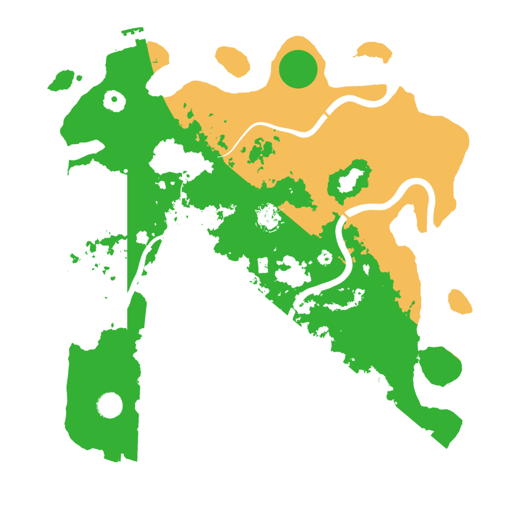 Biome Rust Map: Procedural Map, Size: 3500, Seed: 1951276827