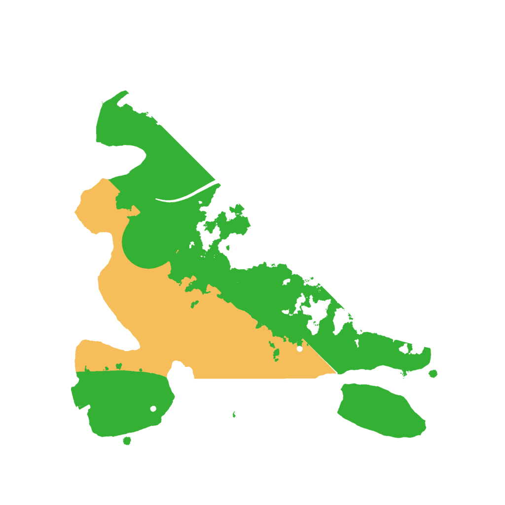 Biome Rust Map: Procedural Map, Size: 2500, Seed: 1032900125