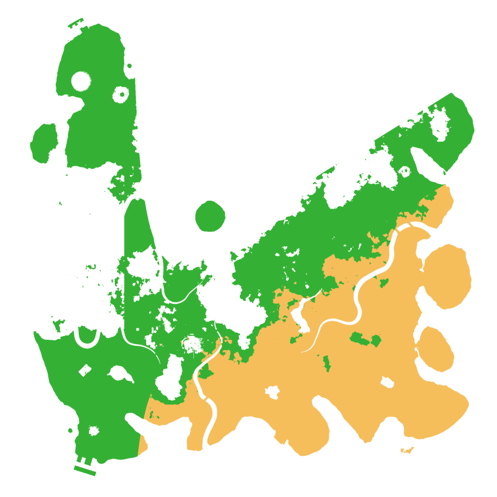 Biome Rust Map: Procedural Map, Size: 4500, Seed: 984429963