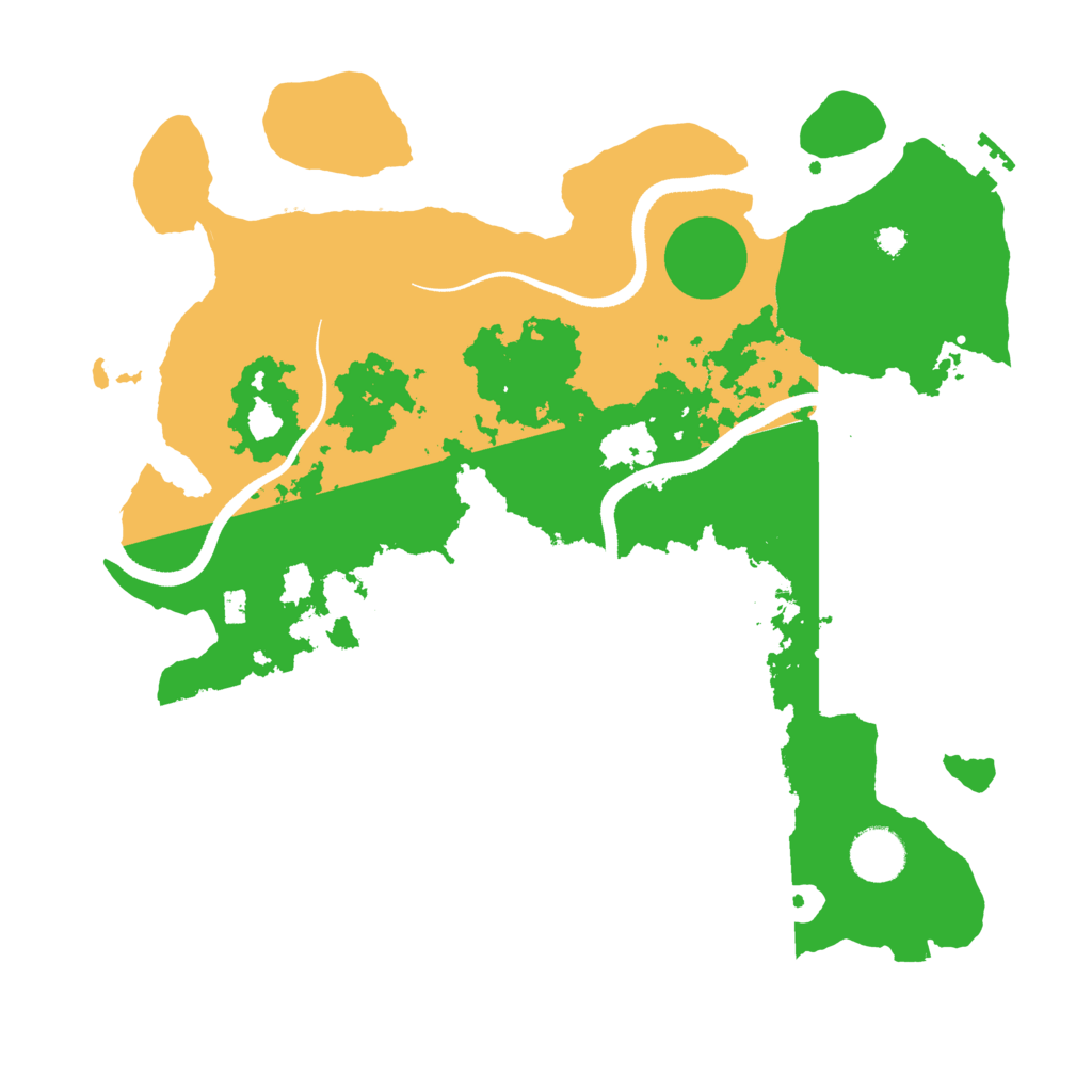 Biome Rust Map: Procedural Map, Size: 3500, Seed: 1945027822