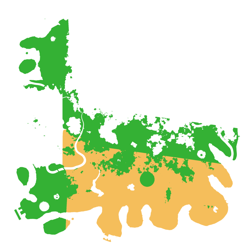 Biome Rust Map: Procedural Map, Size: 4500, Seed: 261070026