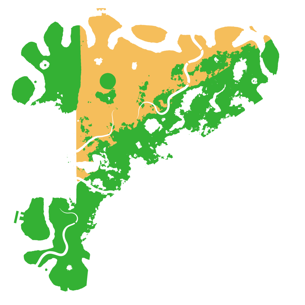 Biome Rust Map: Procedural Map, Size: 5000, Seed: 4413977