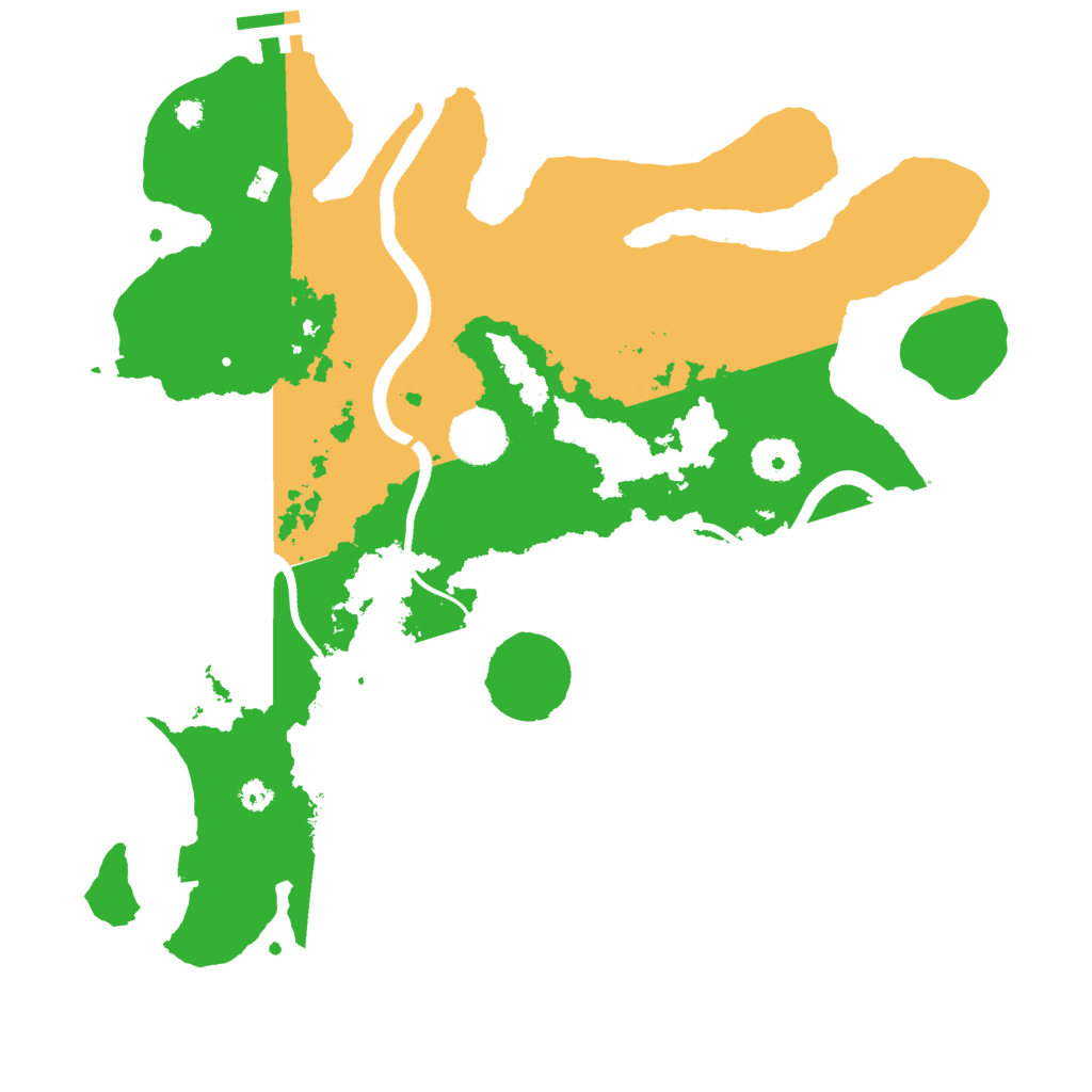 Biome Rust Map: Procedural Map, Size: 3500, Seed: 2123684852