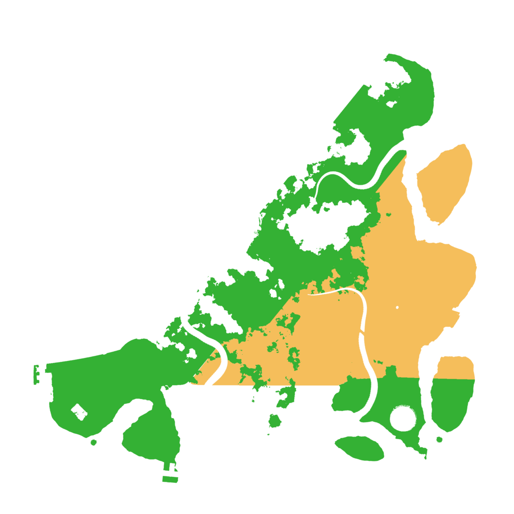 Biome Rust Map: Procedural Map, Size: 3500, Seed: 1285345636