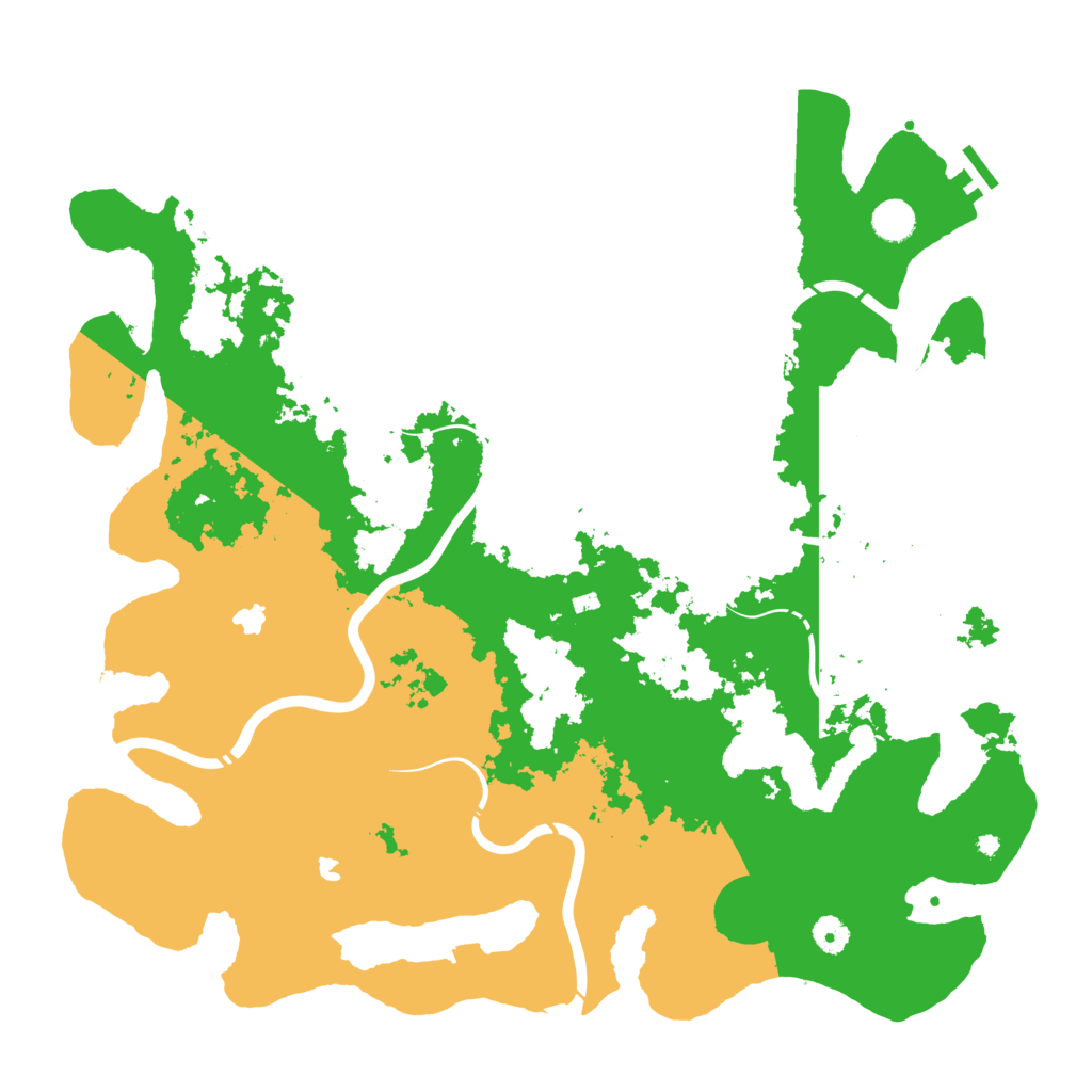 Biome Rust Map: Procedural Map, Size: 4500, Seed: 915846975
