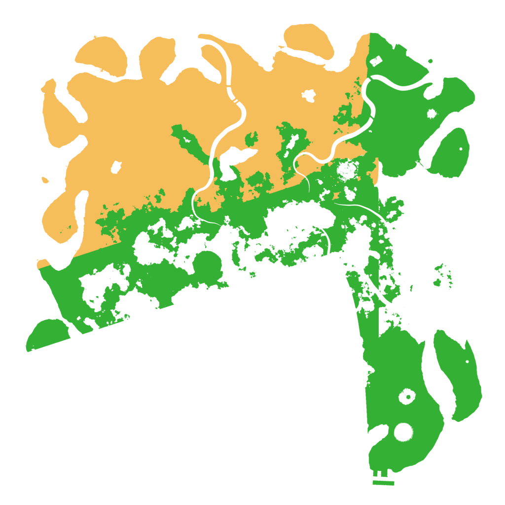 Biome Rust Map: Procedural Map, Size: 4750, Seed: 14112025