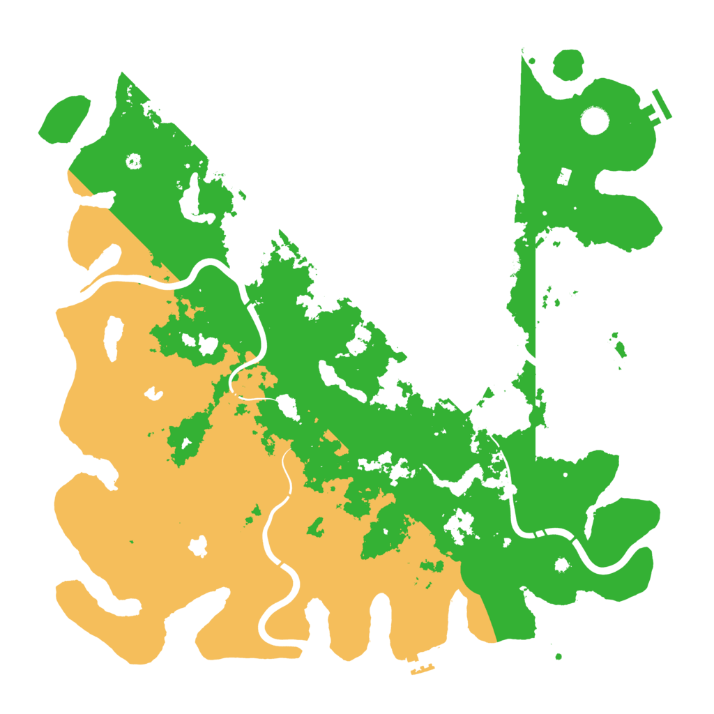 Biome Rust Map: Procedural Map, Size: 4500, Seed: 744117979