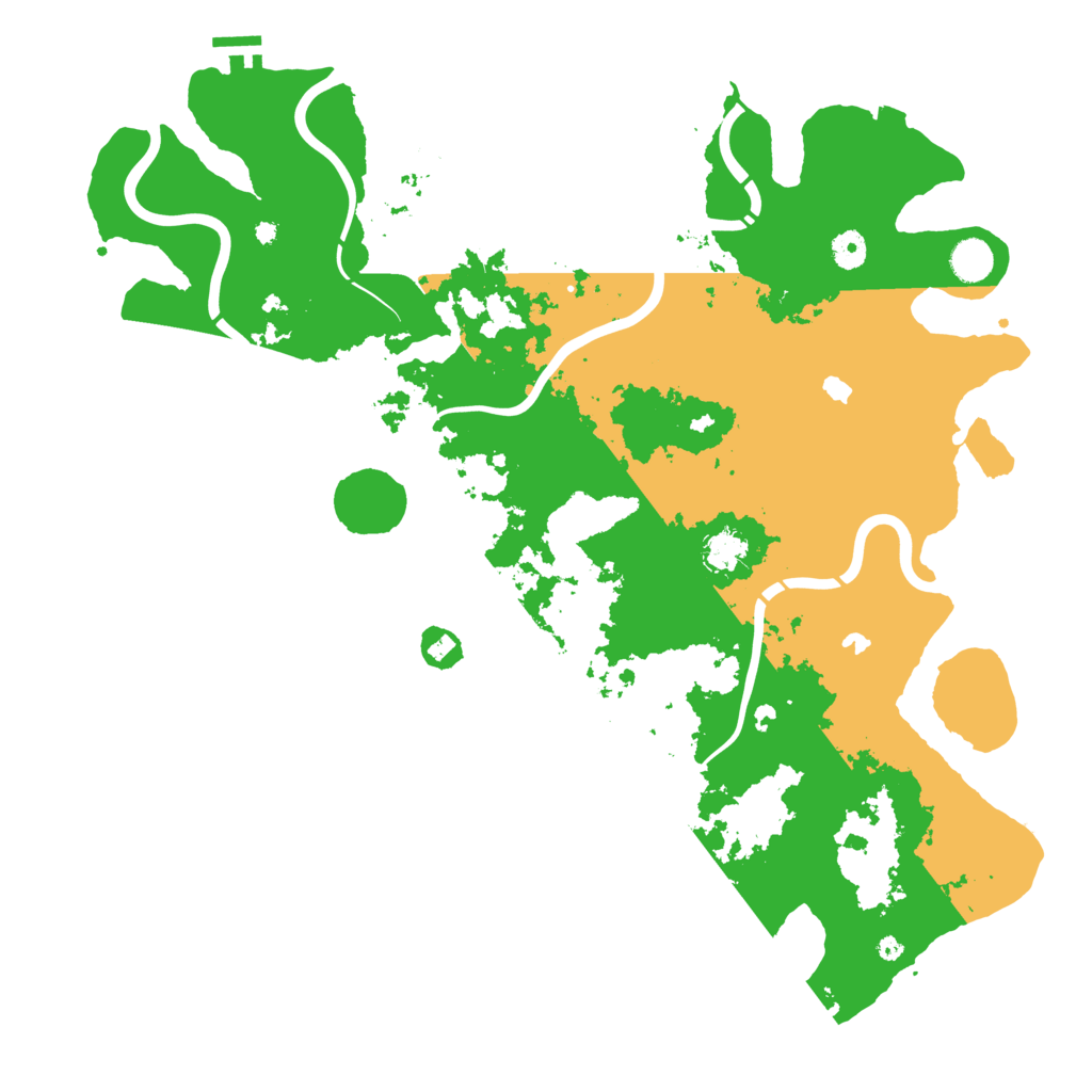 Biome Rust Map: Procedural Map, Size: 4500, Seed: 775963611