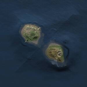 Thumbnail Rust Map: Procedural Map, Size: 1000, Seed: 1445777763, 1 Monuments