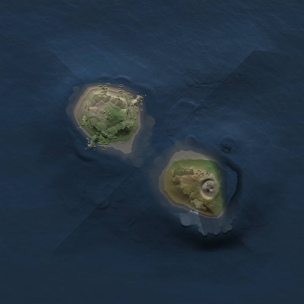 Rust Map: Procedural Map, Size: 1000, Seed: 1445777763, 1 Monuments