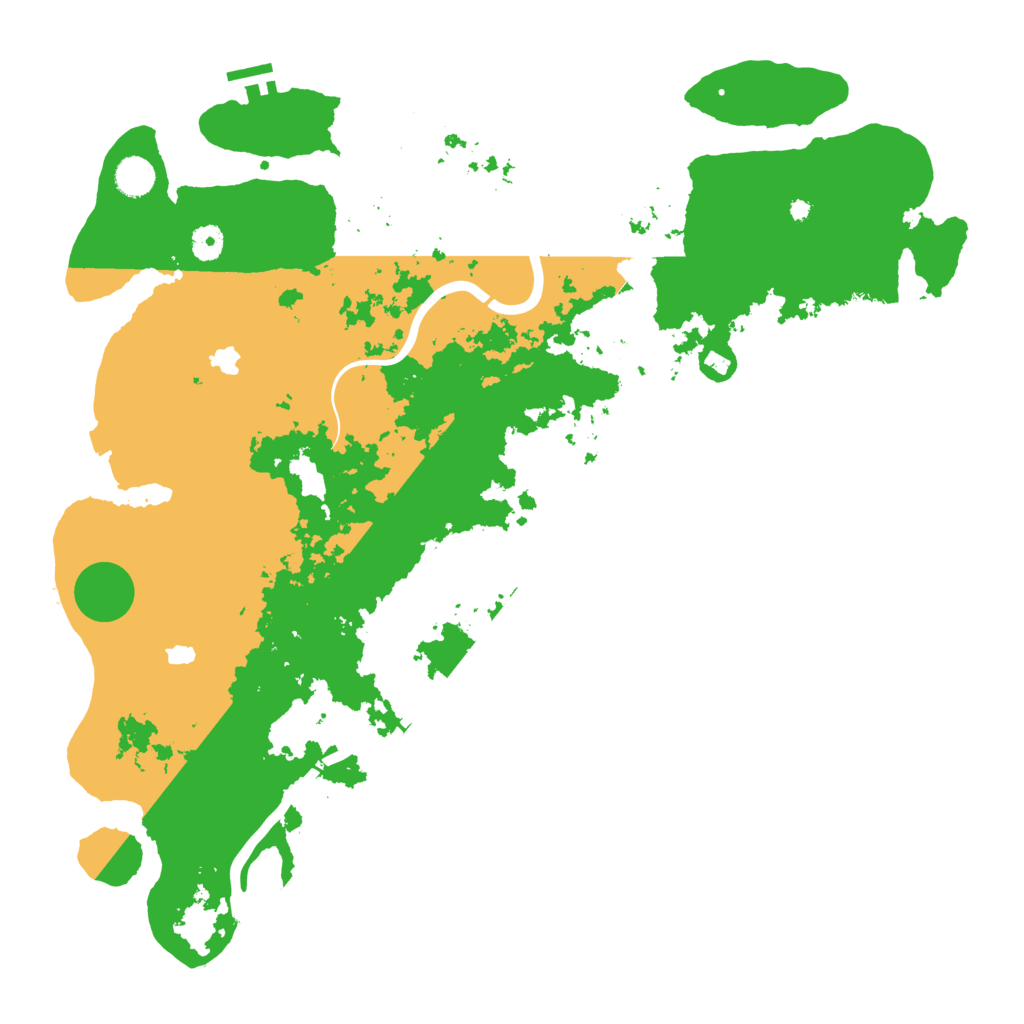 Biome Rust Map: Procedural Map, Size: 4500, Seed: 1163117579