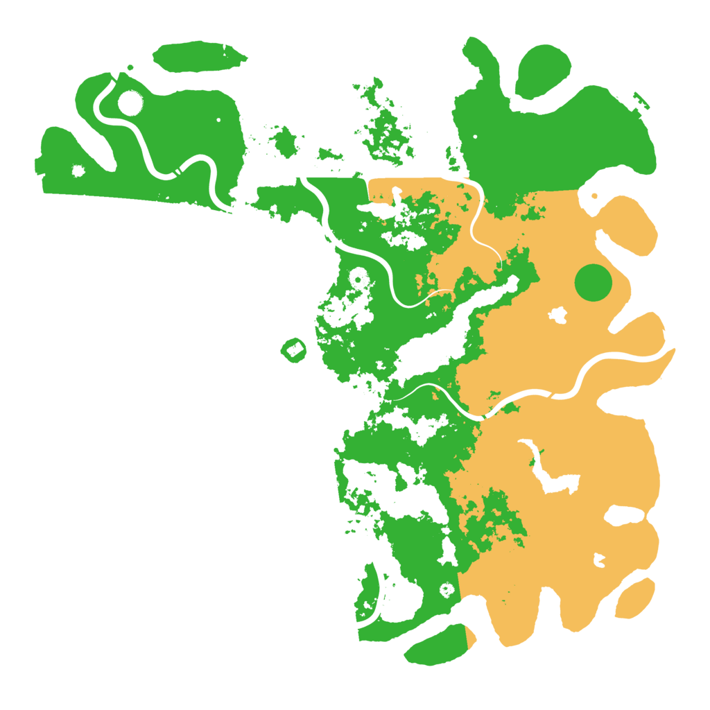 Biome Rust Map: Procedural Map, Size: 5000, Seed: 1219711898